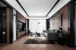 旺达滨海国际现代风格121平米三居室装修效果图案例