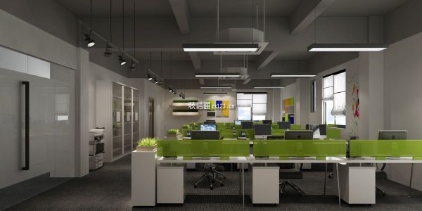 办公空间现代风格965㎡设计方案