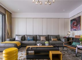 银色家园138平米现代风格装修案例