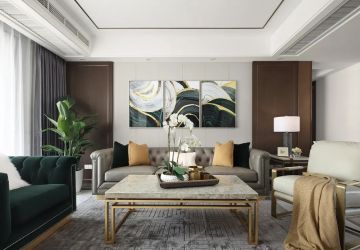 梵华里·云锦&云玺欧式风格165平米三居室设计图案例