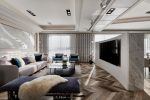 瑞岭锦绣家园150平米现代风格三居室装修案例