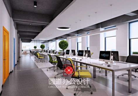 办公室现代风格800平米装修案例