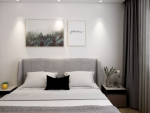 保利和光尘樾现代风格126平米三居室装修设计效果图案例