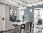 禹洲朗廷湾现代风格105平米三居室装修效果图案例