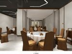 海鲜餐厅1500平米新中式风格装修案例