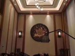 牡丹江铂芙艺术壁材现代中式风三室两厅装修案例样板间