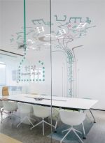 广州1200平办公室会议室装修设计图