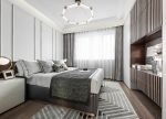 上海房子卧室室内窗帘装饰效果图