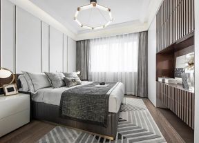 上海房子卧室室内窗帘装饰效果图