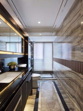 上海房子装潢室内卫生间设计图片