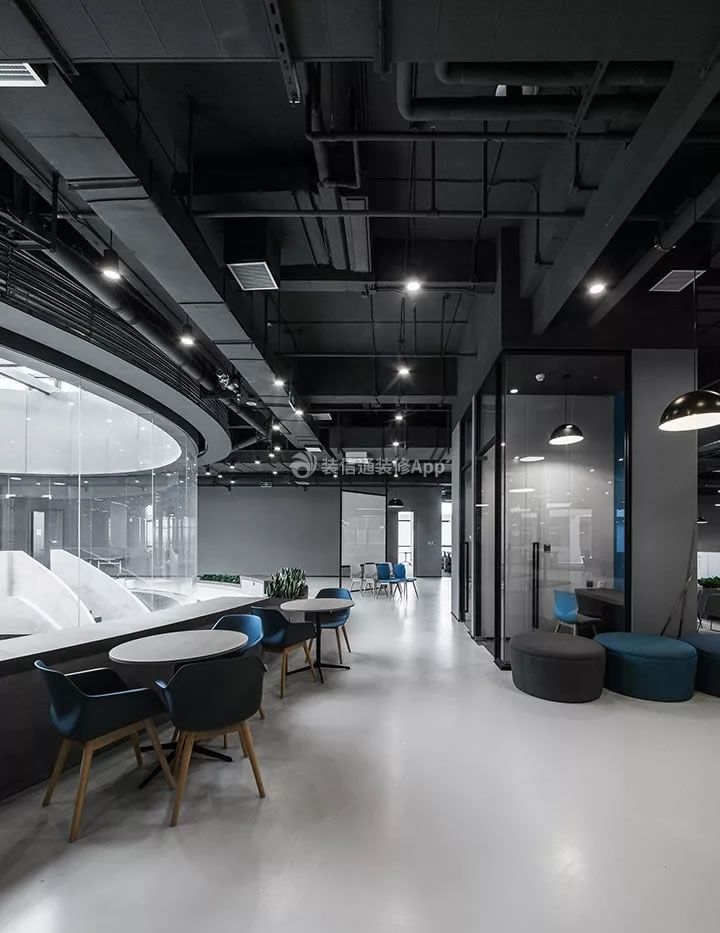 深圳互联网公司办公室休闲空间设计图
