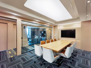 深圳办公室会议室地面装饰效果图