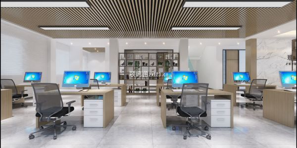 办公空间现代风格768㎡设计方案