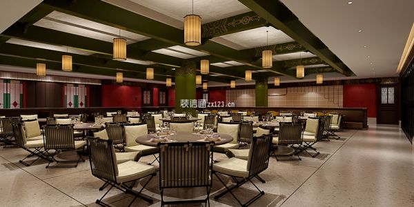餐厅中式风格853㎡设计方案