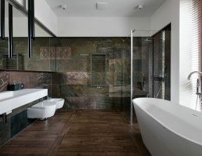 别墅浴室图片设计 浴室装修浴室装修效果图欣赏