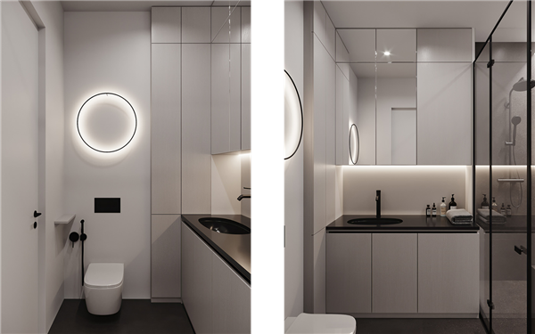 无锡室内设计—卫生间效果图