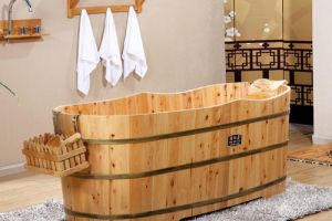 [业之峰装饰公司]家里用木质浴缸好吗 木质浴缸如何选择