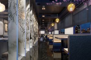 [重庆唯楷装饰]重庆300平餐厅设计装修案例效果图