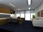 投资办公室1000平米现代简约风格装修案例