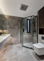 广州房屋卫生间淋浴隔断装修设计图