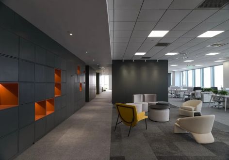 办公室850平米现代风格装修案例