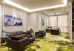 上海公司总经理办公室沙发装饰图片