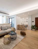 华润国际社区105平三居室北欧风格装修案例