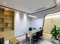 上海600平公司经理办公室简单装修设计图