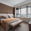 上海家装主卧室床头造型设计图