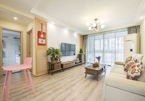 利金国际125平米三居室现代简约风格装修案例