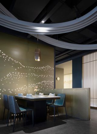 深圳现代风格餐厅店面装修效果图片