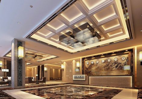 3500平现代风格酒店装修设计案例