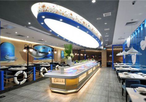主题餐厅现代风格365平米装修案例