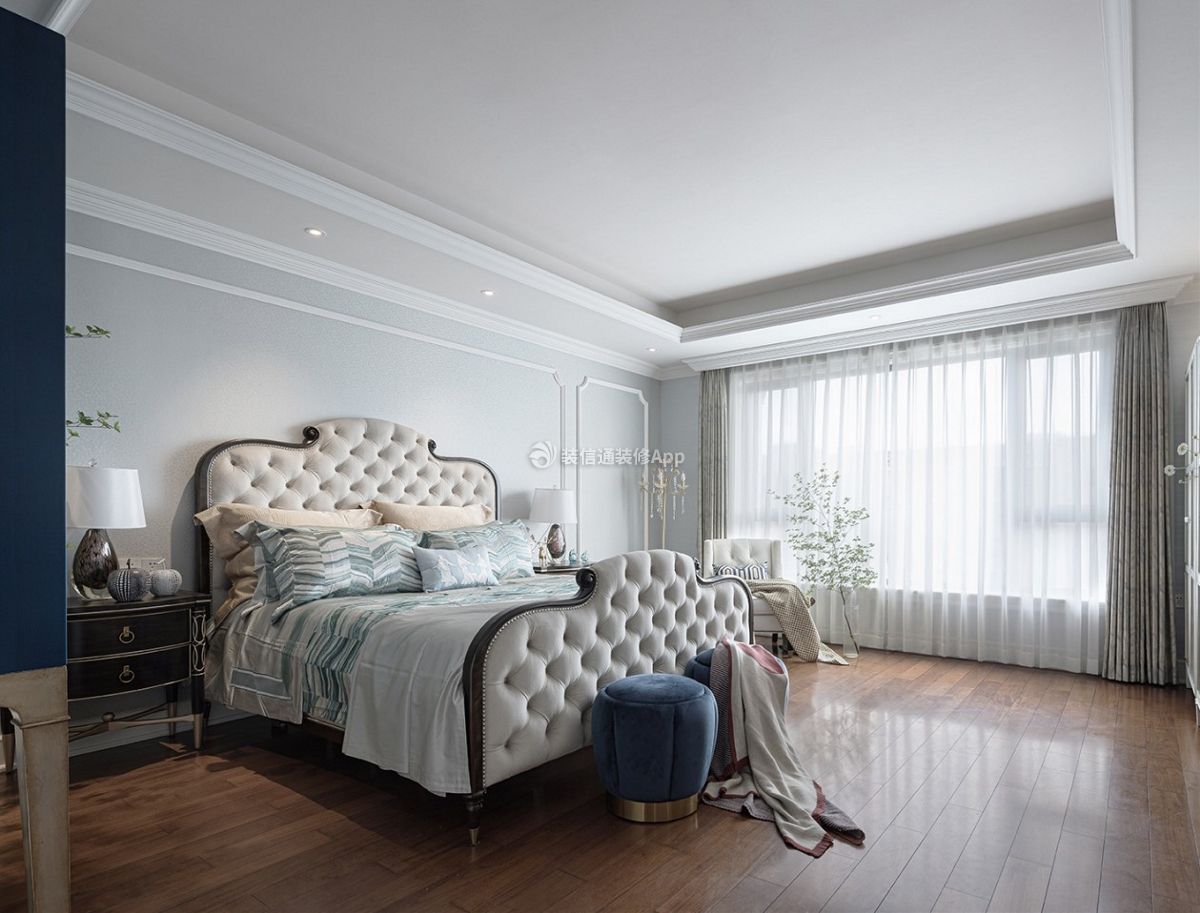 深圳法式风格房子主卧室装修设计图