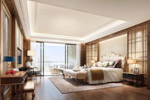 [上海紫苹果装饰]卧室太大，应该怎么装修设计才好看？