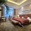 上海度假酒店大床房装修设计效果图