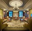 上海酒店总统套房客厅装修效果图