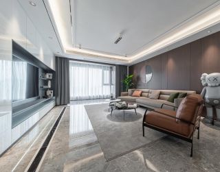 深圳现代简约新房客厅装修图片