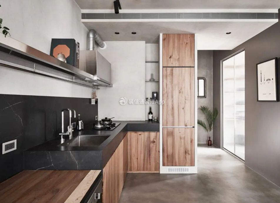 广州单身公寓厨房装修设计效果图