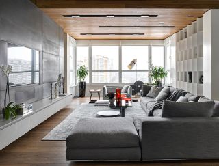 广州北欧风格公寓客厅装修设计效果图