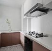 上海老房子改造简约厨房橱柜装修设计图片