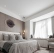 上海豪宅现代风格卧室装修设计效果图