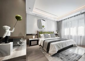 上海简约豪宅卧室装修设计效果图片