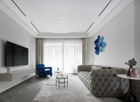 上海豪宅客厅沙发装修布置效果图