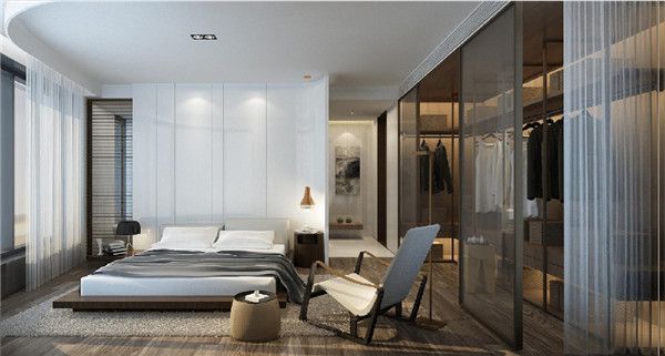 海口二手房装修设计方案-卧室