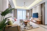 碧海桃园美式风格90平二居室装修效果图案例