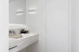 [广元百合居装饰]卧室里面的卫生间门的设计方法，这样你还能看出来吗！