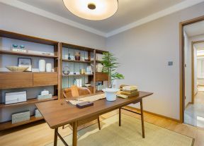 广州新中式家装书房室内设计效果图