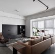 上海旧房改造客厅电视墙造型装修设计图
