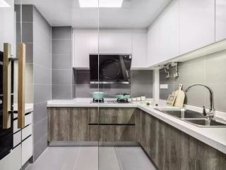 上海二手房现代厨房装修设计图片